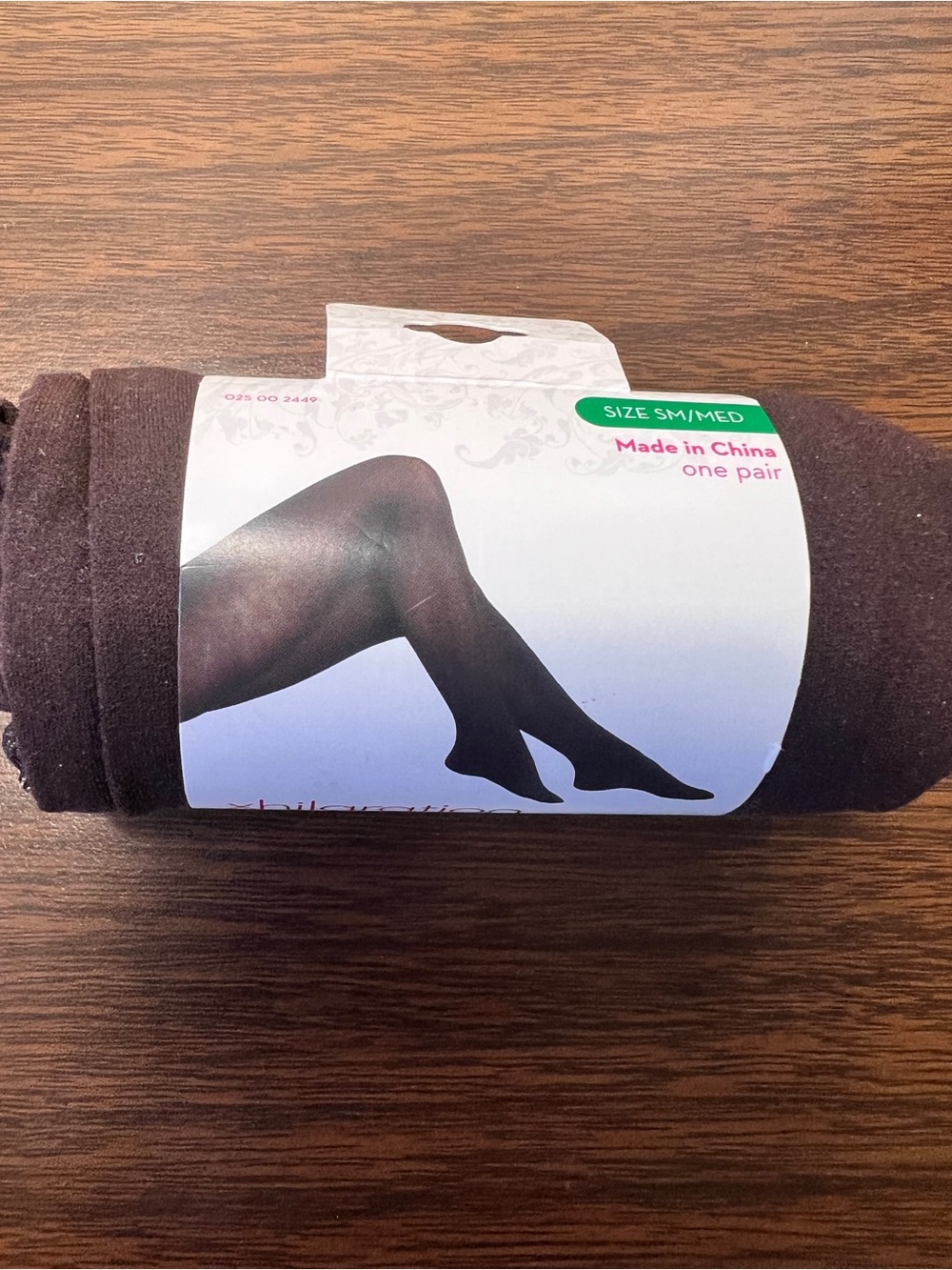 NWT Xhilaration Brown Sheer-to-waist Fashion Tights - Size SM/Med